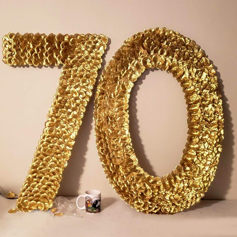 Neo LOONS 1000 Pcs Artificial Silk Rose Petals Decoration Wedding Party Color Gold - Image 5